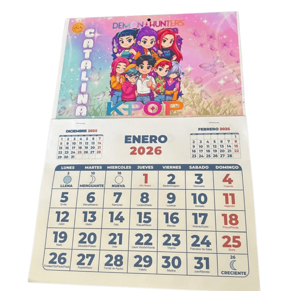 Calendarios Personalizados 2026